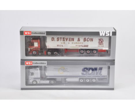 Duo of WSI 1/50 Scale Diecast Truck Models. Wick Scotland and SDM. These are Highly Detailed Premium Truck Collectables. A in