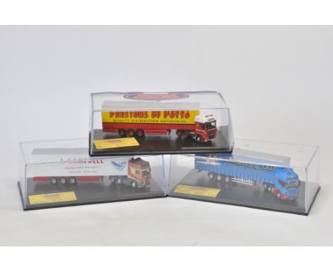 Trio of Oxford Diecast 1/76 Scale Trucks. A in A / B Boxes. (3)