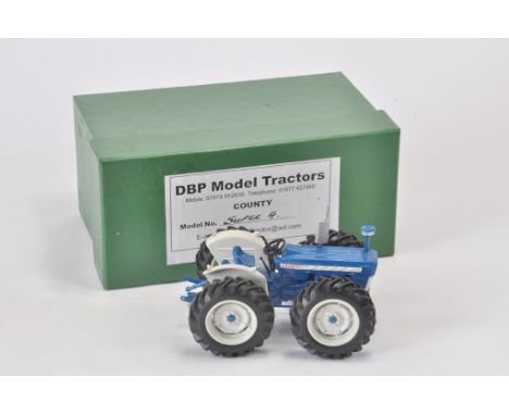 Scarce DBP 1/32 Scale County 654 Super 4 Tractor. This Limited Edition Model is Hand Made and Hard to Find. Rarely seen hence