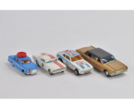 A group of unboxed diecast to include Corgi No. 255 Austin A60 Motor School Car - dark blue body, red interior (Export issue)