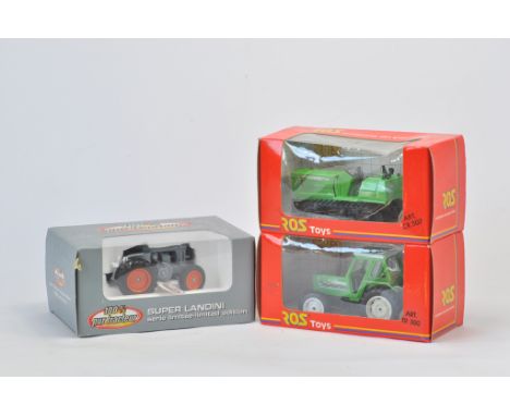 ROS 1/32 Scale Agrifull Tractor plus Agrifull Crawler. Landini Tractor also included. All A in A / B Boxes. (3)