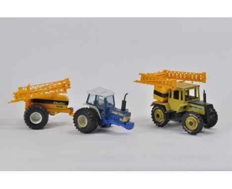 Britains Code 3 Issues including MB Trac with Demount Sprayer and Ford 7810 Tractor with Chafer Tank. (A, Boxes are A) (2)