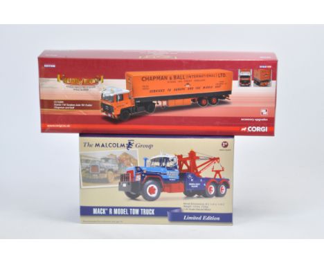 Corgi 1/50 Scale Modern Heavy CC15304 Scania 110 Tilt Trailer Chapman & Ball plus first gear mack model tow truck malcolm. A 