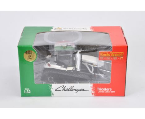 USK 1/32 Scale Challenger Tricolore MT875E Tractor. Italian Flag Limited Edition 309 / 500. Scarce. A in A box.