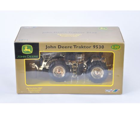 Extremely Scarce Britains John Deere 9530 Tractor. Gold Agritechnica 2007 Edition. Just 100 Produced. A in A Box.