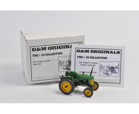 G&M Originals 1/32 Scale Turner Yeoman Diesel Tractor. Limited Edition of 250 pcs. Hard to Find. A in A box.