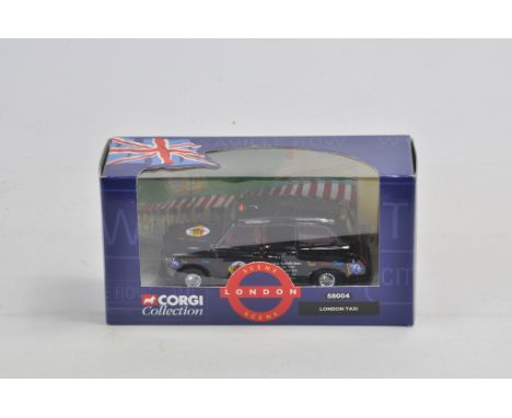 Scarce Corgi Promotional No. 58004 London Taxi with PPG Taxi Colour chips livery. A in A box.