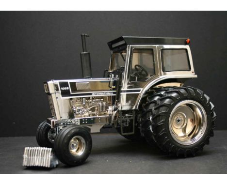 Extremely Rare Ertl 1/16 Scale CHROME International Toy Tractor Times 1066 Tractor. Rick Larsen Edition. 1 of only 36 made. A