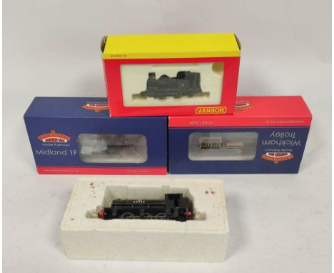 Boxed 00 gauge railway models to include Bachmann Branchline type 27 Wickham Trolley&nbsp;32-992,&nbsp;Class B7 Pug 0-4-0ST 5