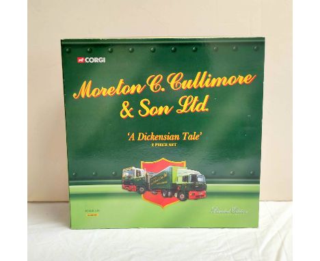 Corgi. Hauliers of Renown 1/50th scale model No. CC99154 Moreton C Cullimore &amp; Son Ltd two-piece Dickensian Tale gift set