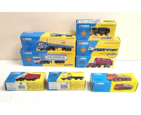 Corgi Classics. Eight limited edition boxed 1:50 scale diecast model vehicles from Corgi's 'Premium Edition' range. To includ