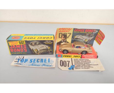 Corgi Toys. James Bond 007 Goldfinger Aston Martin DB5 boxed model vehicle. No 261. 