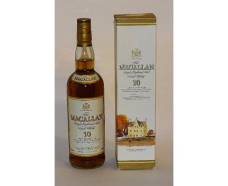 The Macallan 10 years old single Highland malt scotch whisky, bottled 1990's, in Easter Elchies house box, 40% vol, 700ml