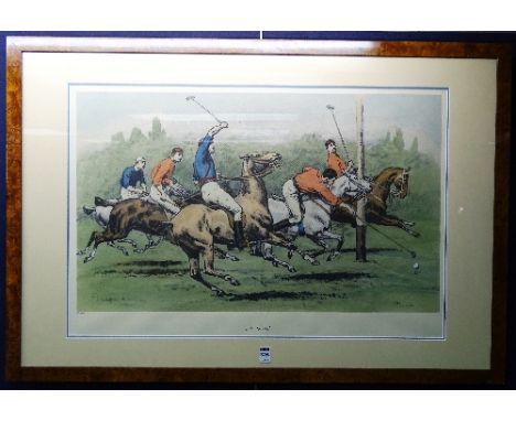 F Dadd'A Goal'Polo print, 52 x 78cm
