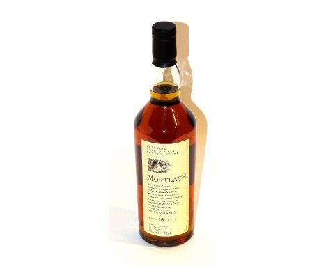 A Mortlach 16 years old 'Flora and Fauna' Speyside single malt scotch whisky, 43% vol, 70cl