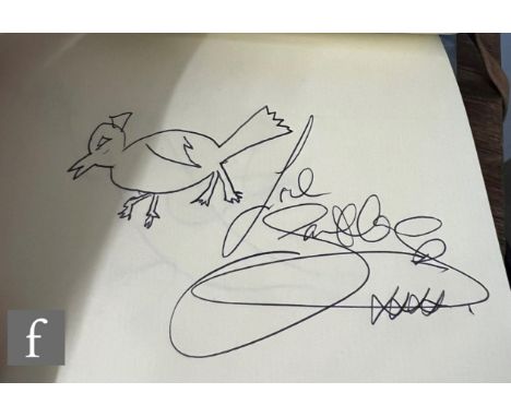 Samantha Fox - (English pop singer and former&nbsp;glamour model) - Biro on paper, unframed.  Samantha Fox&nbsp; rose to fame