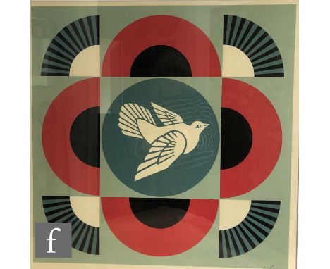 Shepard Fairey aka Obey Giant (American artist, activist and founder of OBEY Clothing) -&nbsp;Silkscreen signed print, limite