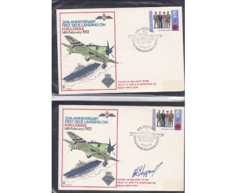 First Day Covers - Naval Aviation - an album with a good range of aviators Naval actions with Air craft carriers, submarines 
