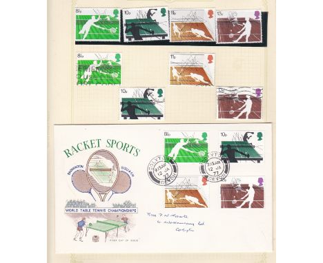 Great Britain 1977-1980 mint, used and first day covers collection in a album, min sheets etc