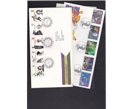 Great Britain 1996-1999 First Day Covers in two Albums, (27) Bureau etc