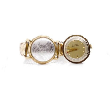 Bulova alarm watch with a manual wind mechanism for restoration