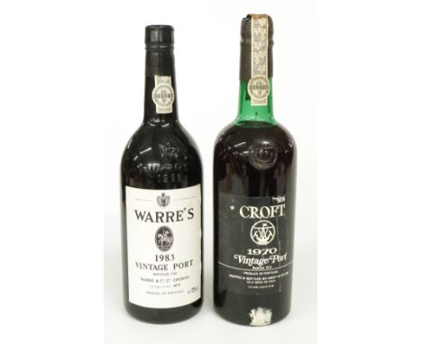 Croft 1970 Vintage Port and Warre's 1983 Vintage Port 75cl