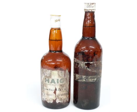Haig Blended Scotch Whisky 26 2/3 fl oz 70 proof, together with a bottle of Ballantine's &amp; Son Scotch Whisky&nbsp;