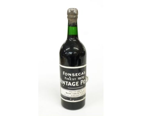 Fonseca's Finest 1970 Vintage Port, shipped and bottled by Morgan Furze &amp; Co Ltd London&nbsp;
