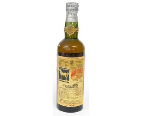White Horse The Old Blend Scotch Whisky, bottled 1951, number 122690, 70 proof