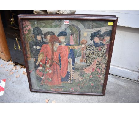 Two vintage jigsaw puzzles, each framed and glazed, 52 x 53cm.&nbsp; 