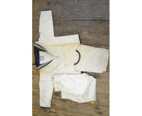 A vintage boy's three piece sailor outfit, by Rowe. 