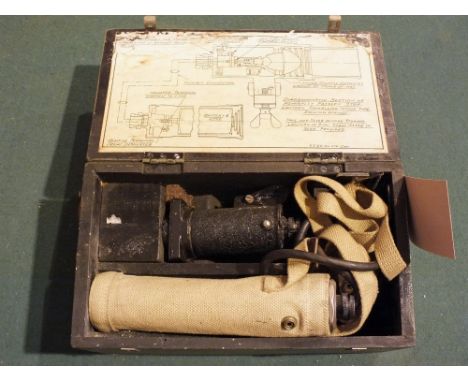 A 1944 dated Admiralty Patt. signalling lamp