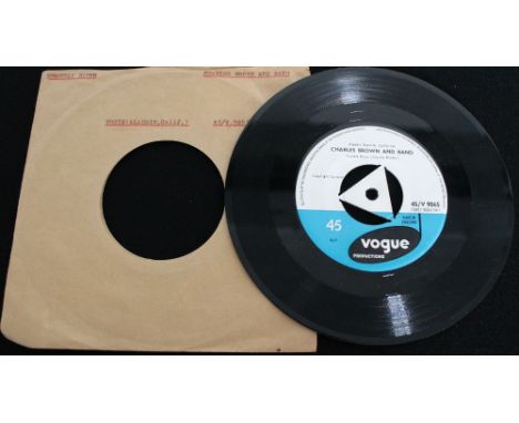 CHARLES BROWN - TROUBLE BLUES/CONFIDENTIAL - A lovely double sider from the highly influential Texas musician, with both thes