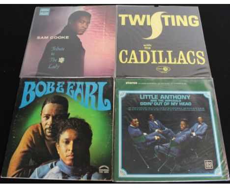 CLASSIC SOUL/R&B LPs - Stomping collection of 7 x early LPs. Titles are The Chantels - On Tour (STLP 144 - VG/VG+ with multip