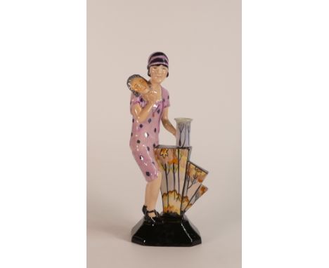 Kevin Francis Rare Clarice Cliff Figurine With Face Mask Artist Proof By Victoria Bourne