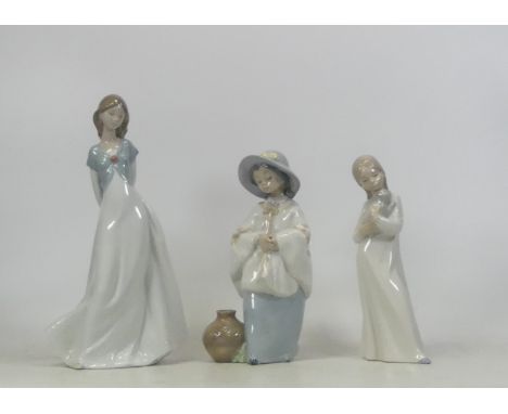 Nao, Three models of a young girl, young girl with puppy and a girl in hat (3)