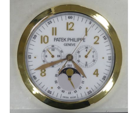 Luxury Watch Inspired Wall Clock. Diameter: 40cm
