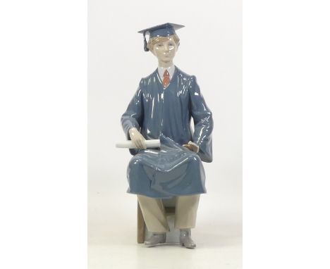 Lladro, figure of a Graduate. Height: 27cm