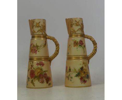 Royal Worcester Ivory Blush Ewers Height 20cm