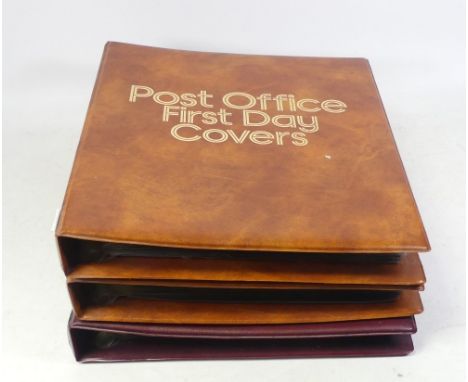 Three Albums of Stamp First day covers two Post Office one Royal Mail (3)