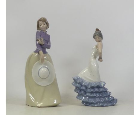 Nao, Two models of lady with bird and a flamenco dancer (2)