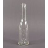 KLEINE FLASCHE, Glas, Sankt Petersburg, um 1830