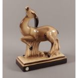 Antilope, Fayence, Sainte Radegonde, um 1930/40