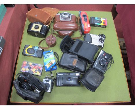 Cameras -  Adax, Kodak, Polaroid 1-Zone plus others.