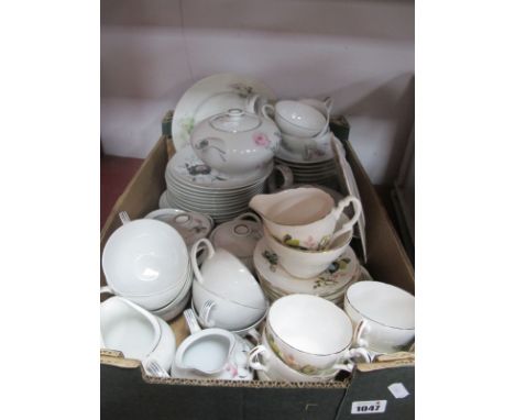 Japanese Tea Service, of approximately forty-two pieces, including two teapots; Harleigh teaware of twenty-one pieces:- One B