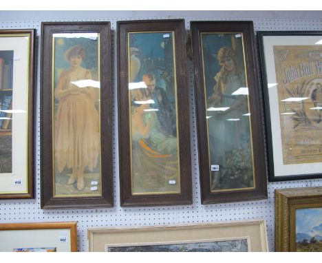 Three Framed Vintage Cinema Poster Prints - Margueritet Clark 'Absence Cannot Hearts Divide', Mary Pickford and James Cagney 