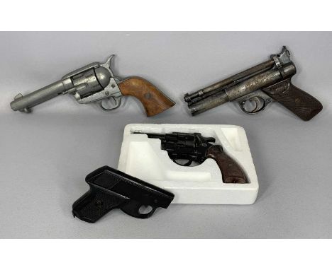 MIXED GROUP OF PISTOLS, including a Webley Senior Point 177 air pistol, Sussex Armoury Official Police Officer blank in box, 