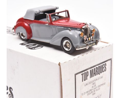 A Top Marques Model 1954 Alvis TC21/100 'Grey Lady' Drophead Coupe de Ville. A Limited Edition 1/250 produced in light grey a
