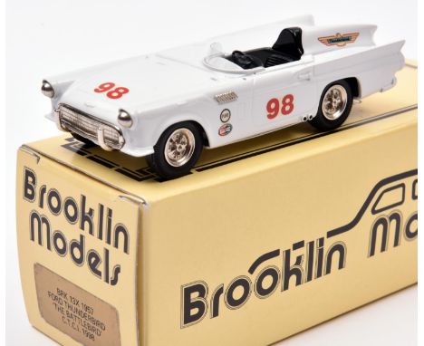 Brooklin Models. BRK.13x 1957 Ford Thunderbird 'The Battlebird', a C.T.C.I. Limited Edition. An adapted two seater as a singl