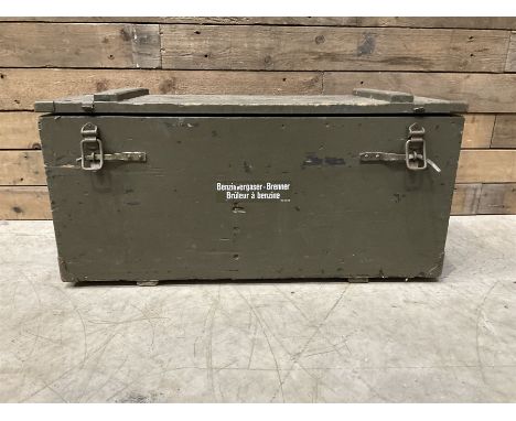 German Army (Benzinvergaserbrenner) cooking stove 